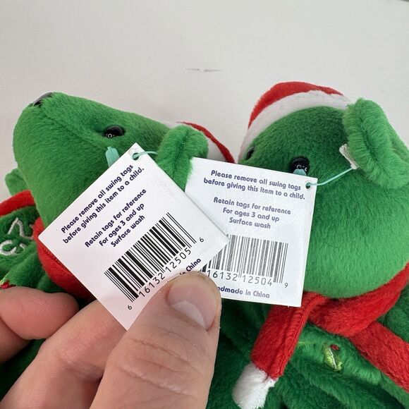 1998 MLB ALEX RODRIGUEZ #3 And David Justice Christmas BEAR BAMM BEANOS BEANIE - Picture 5 of 8